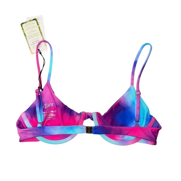 Revolve VDM the label tie dye bikini top NWT - Picture 2 of 4
